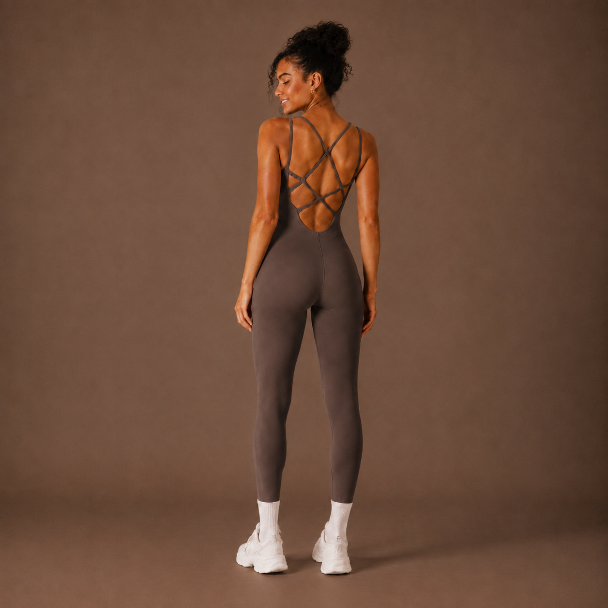 Women’s Workout Jumpsuit – Forma Cross-Back