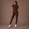 Women’s Short-Sleeve Sculpting Jumpsuit – Sculpt