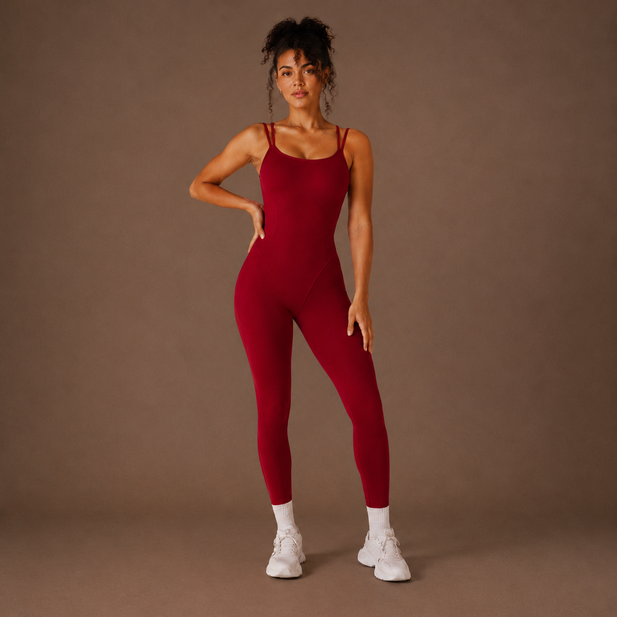 Women’s Workout Jumpsuit – Forma Cross-Back