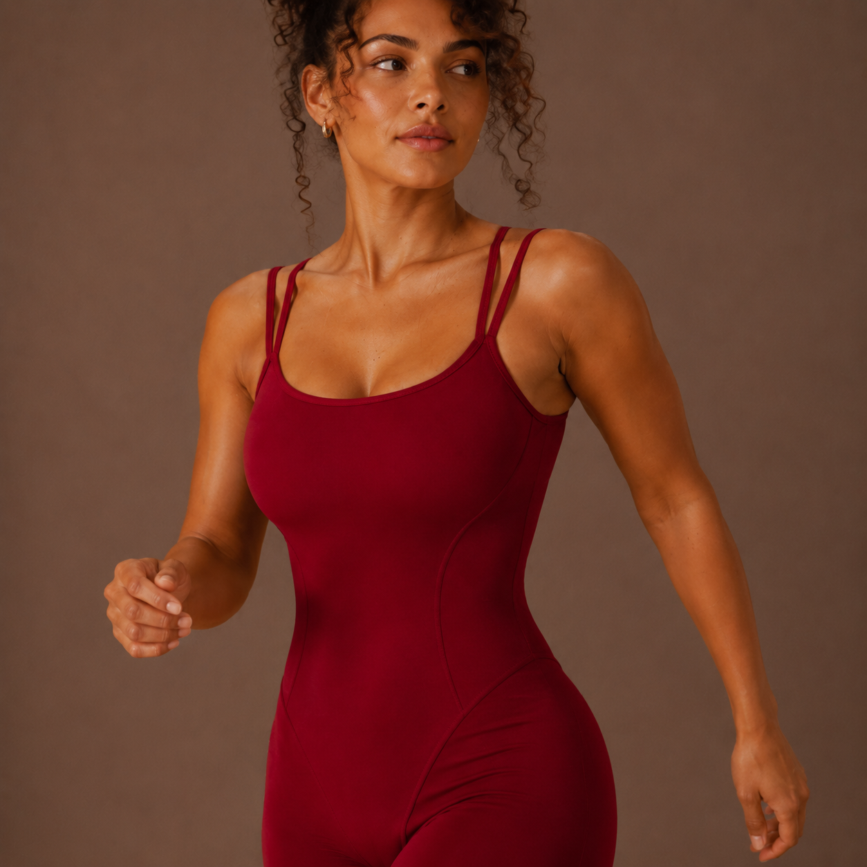 Women’s Workout Jumpsuit – Forma Cross-Back