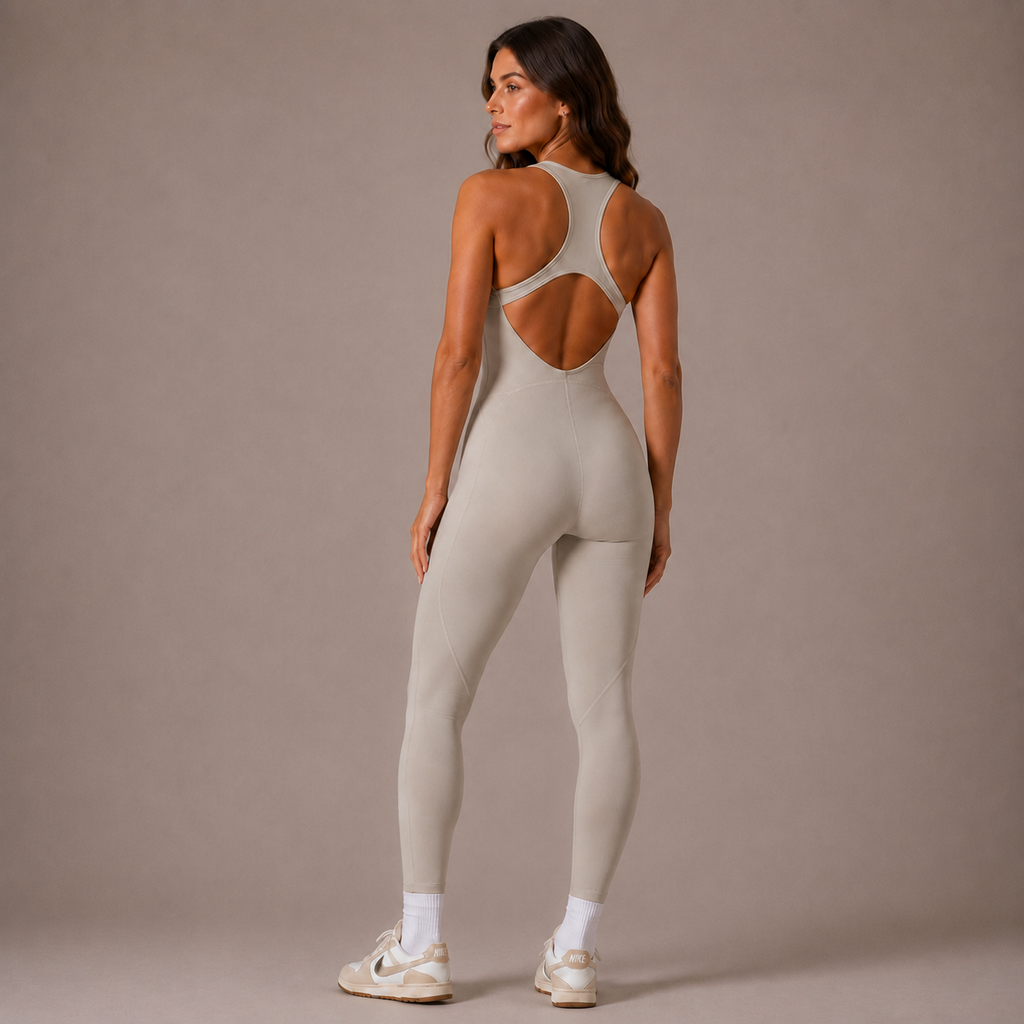 Women’s Sculpting Workout Jumpsuit – Contour Lift