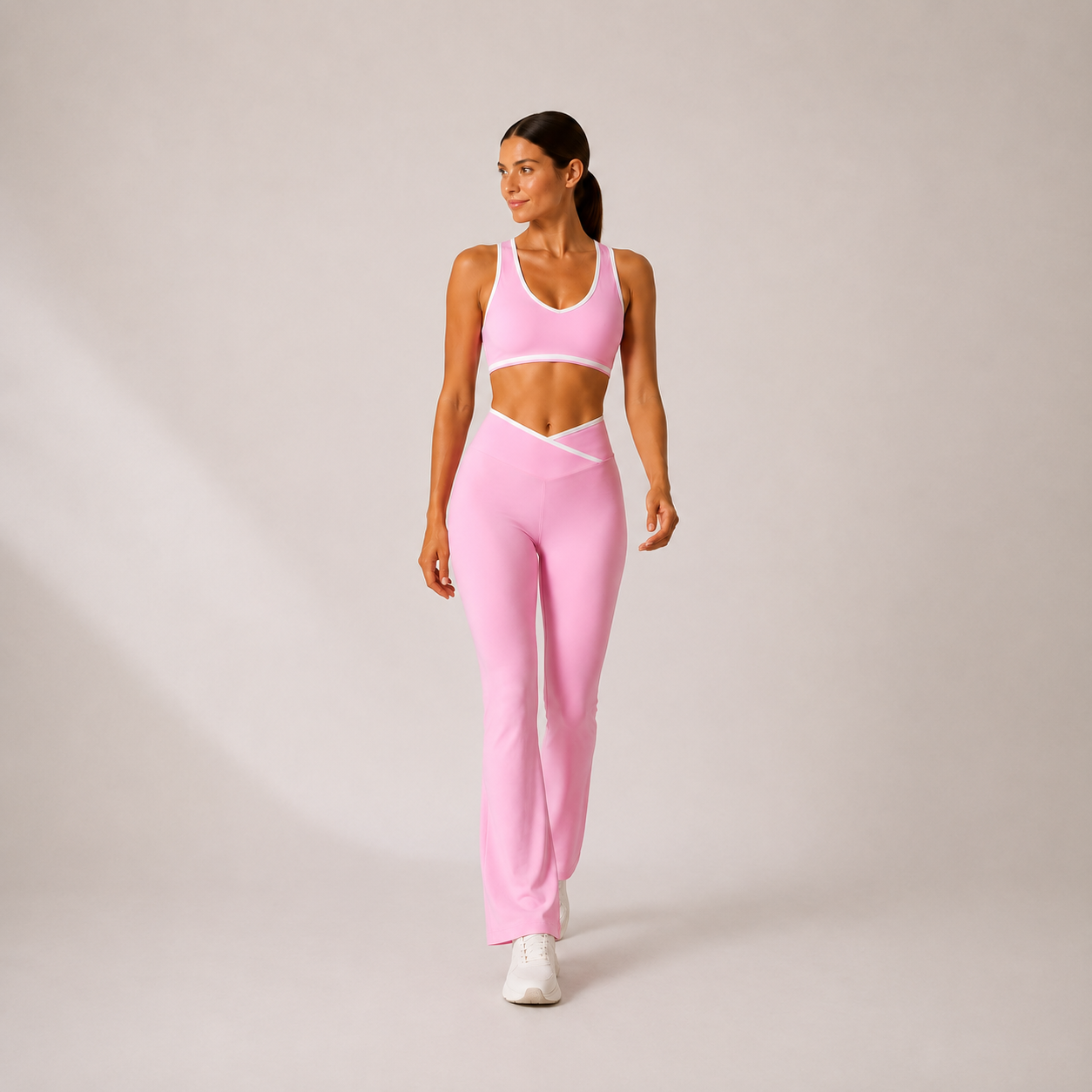 Women’s Top & Flare Pants Set – Outline Signature