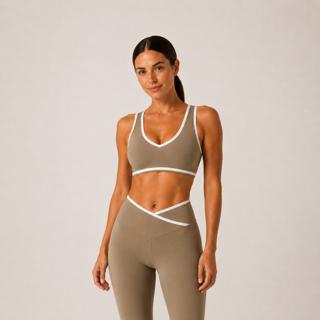 Women’s Top & Flare Pants Set – Outline Signature
