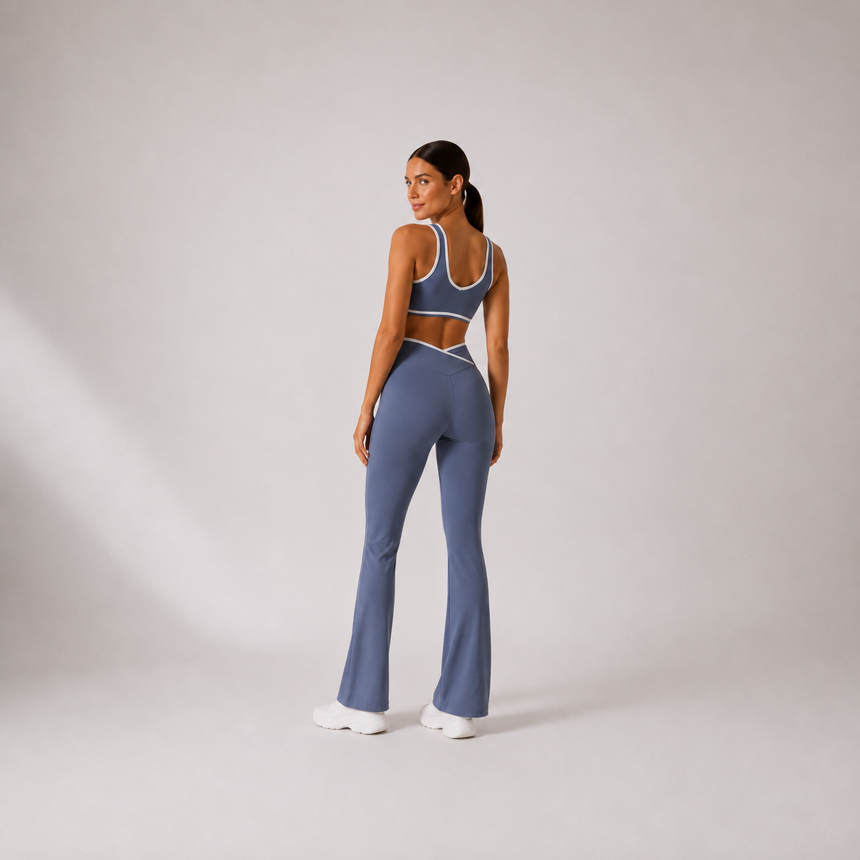 Women’s Top & Flare Pants Set – Outline Signature