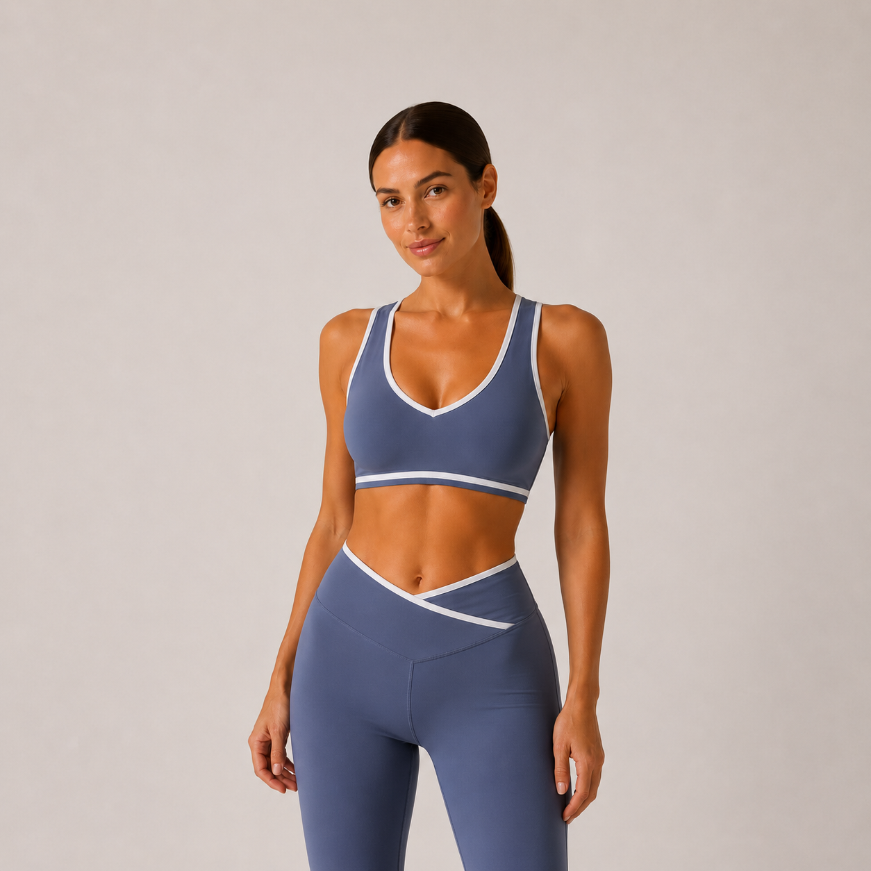 Women’s Top & Flare Pants Set – Outline Signature