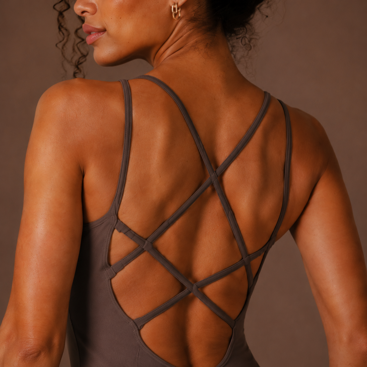 Women’s Workout Jumpsuit – Forma Cross-Back