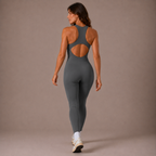 Women’s Sculpting Workout Jumpsuit – Contour Lift