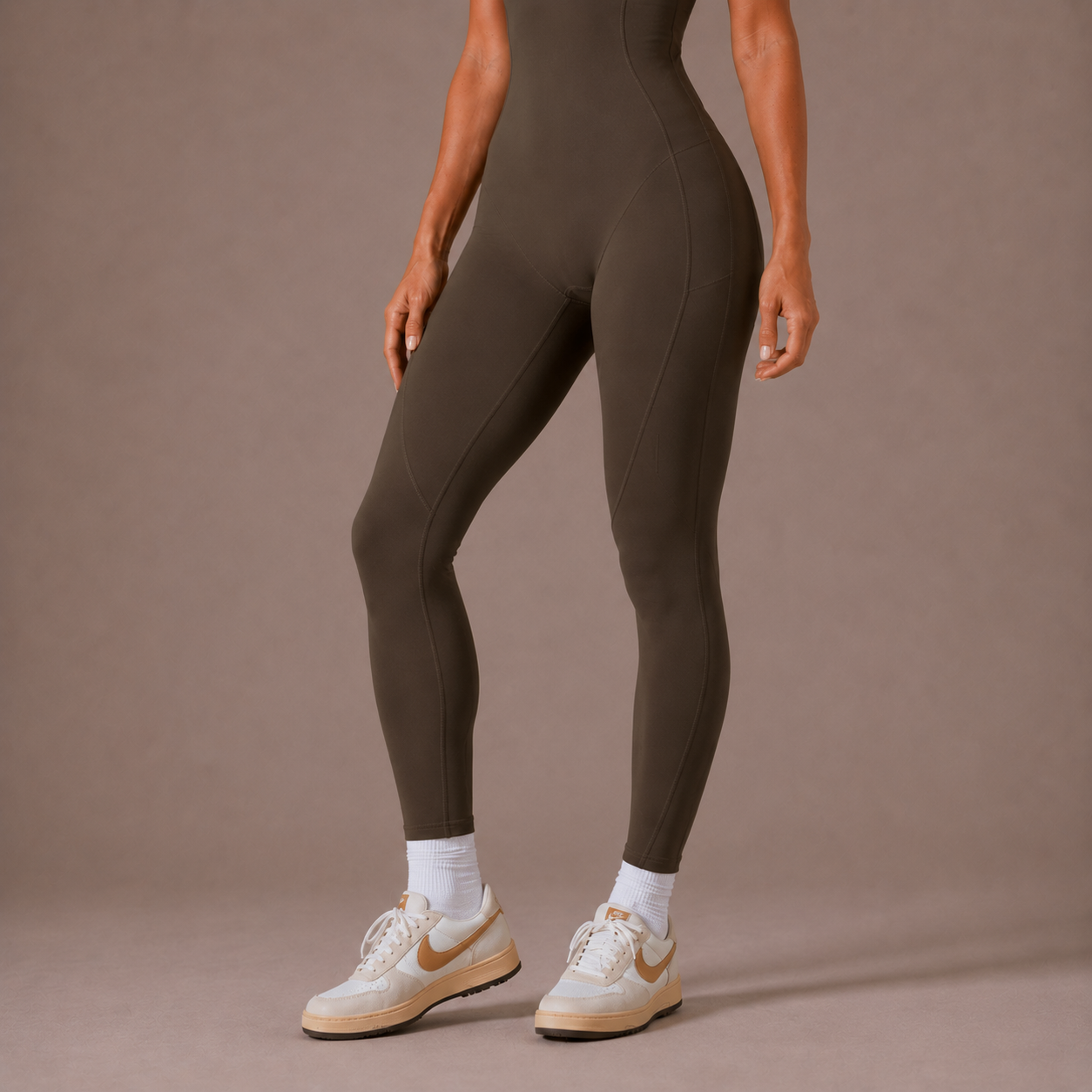 Women’s Sculpting Workout Jumpsuit – Contour Lift