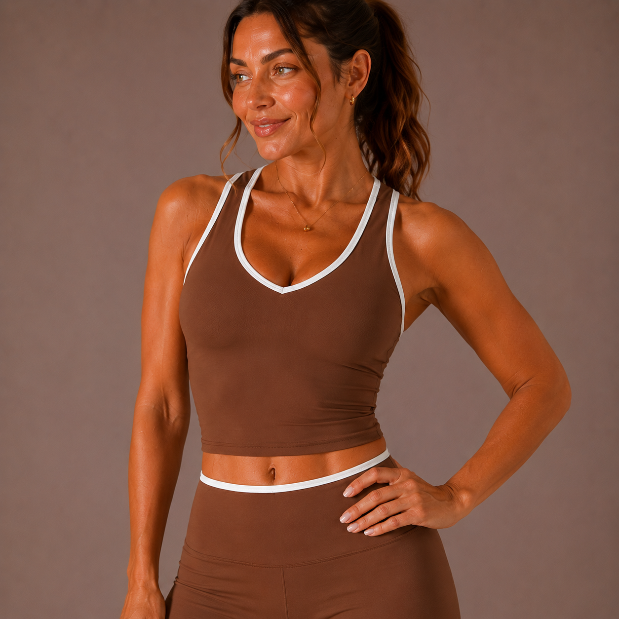 Women’s Top & Shorts Workout Set – Linea Short