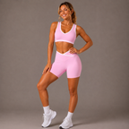 Women’s Top & Shorts Workout Set – Outline Active