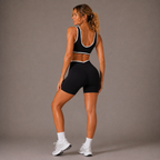 Women’s Top & Shorts Workout Set – Outline Active