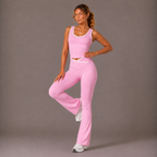 Women’s Top & Flare Pants Set – Outline Flow
