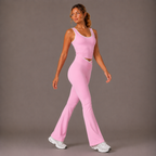 Women’s Top & Flare Pants Set – Outline Flow