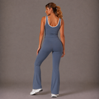 Women’s Top & Flare Pants Set – Outline Flow