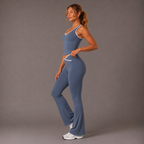 Women’s Top & Flare Pants Set – Outline Flow