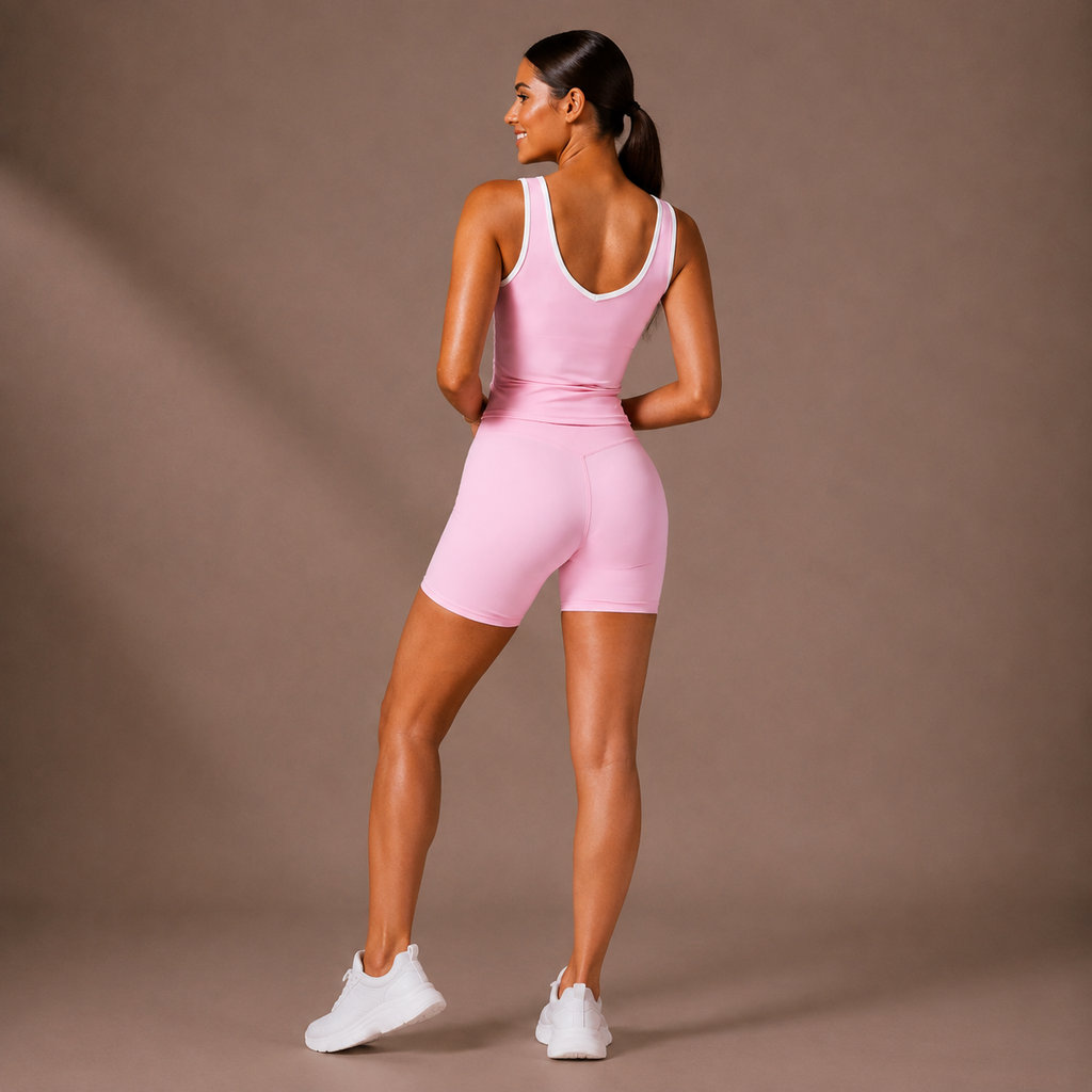 Women’s Top & Shorts Workout Set – Outline Studio